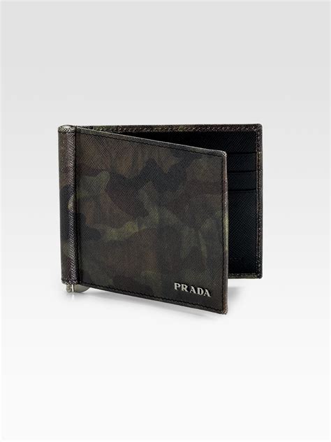 prada camo mens wallet|Prada wallet price list.